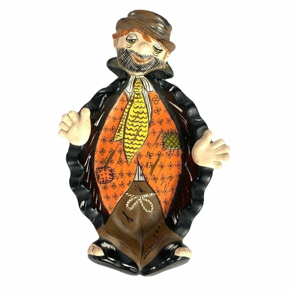 Drunk Hobo Clown Wall Decor Or Trinket Dish